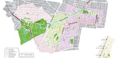 Žemėlapis Mexico City dviratis