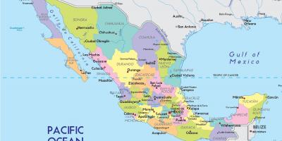 Žemėlapis Meksikos Miesto valstybė
