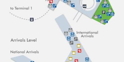 Mex terminal 2 žemėlapis