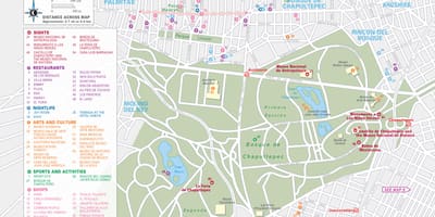 Žemėlapis polanco Mexico City